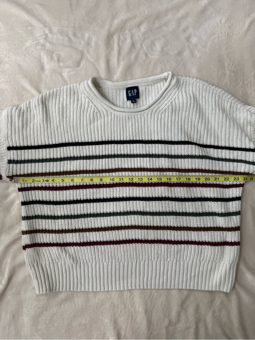 GAP Striped Crewneck Cotton Sweater - Picture 10 of 11